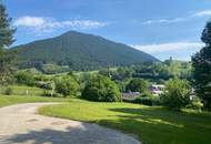 Einfamilienhaus und Gästehaus auf großem Grundstück, Pool und Schneebergblick!