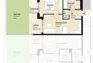 2-Zimmer-Gartenwohnung inkl Küche und Kellerabteil / HS17 Top B-12