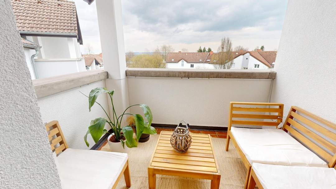 Licht. Luft. Lebensgefühl | 3-Zimmer-DG-Wohnung mit Lift und Freifläche