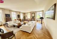 Exquisites Wohnen im Glanzingpark: Repräsentative 7-Zimmer-Residenz mit Traumblick, hohen Räumen und allgemeinen Wellnessbereich