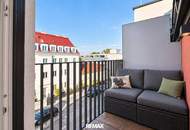 Exklusive, neuwertige Dachgeschosswohnung mit Balkon, Tiefgarage & Top-Infrastruktur Moderne 2-Zimmer-Dachgeschosswohnung in Wien-Liesing / Siebenhirten / Perchtoldsdorf