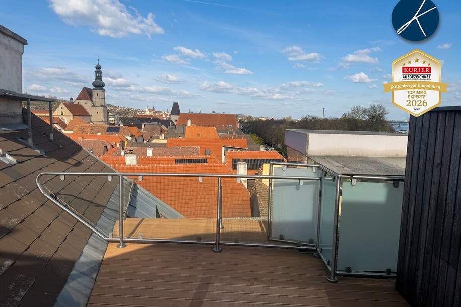 Galeriewohnung mit Panoramablick über Stein, Wohnung-miete, 1.217,55,€, 3500 Krems an der Donau(Stadt)