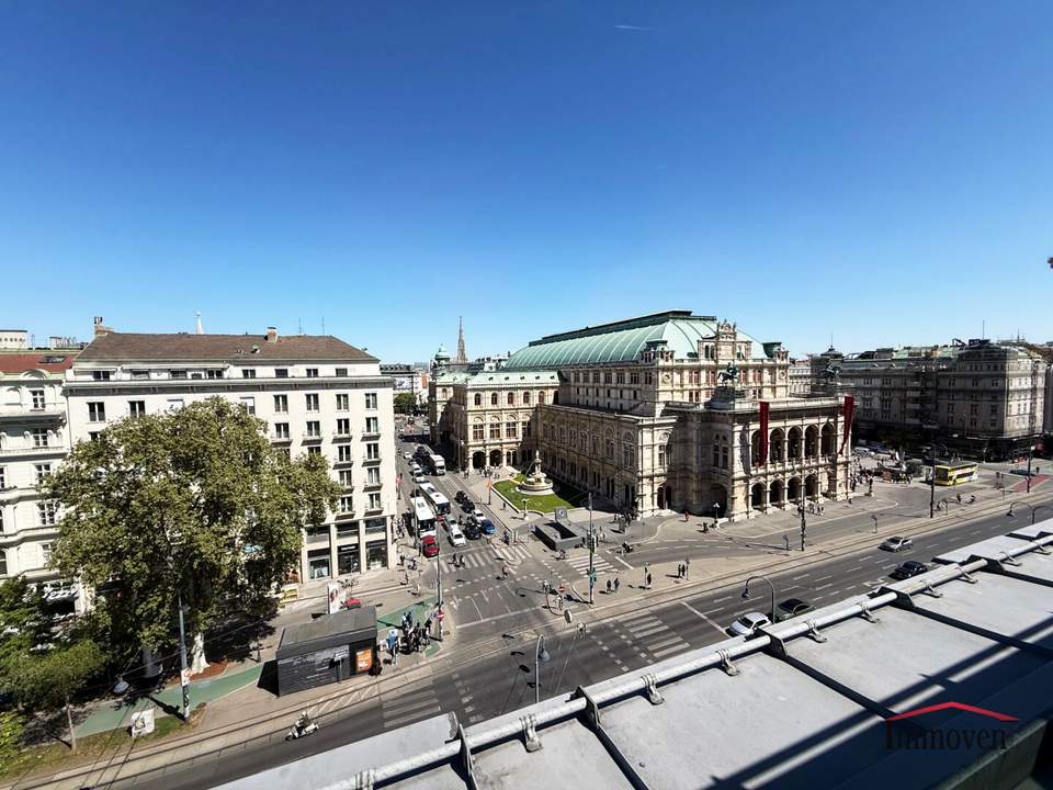 TOPLAGE - ERSTBEZUG - GENERALSANIERT - Großes Büro mit Dachterrasse bei der Wiener Oper! (Mietbeginn 01.07.2026)