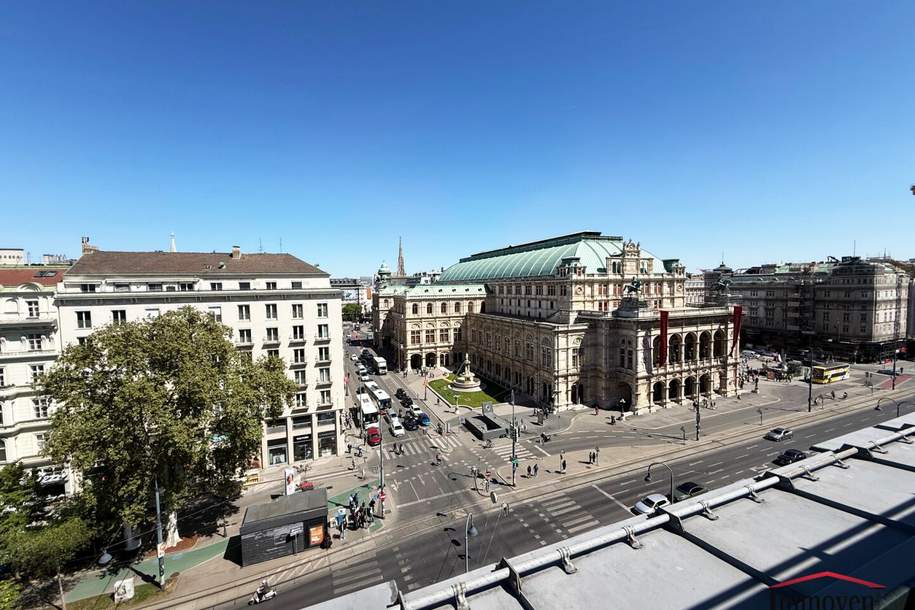 TOPLAGE - ERSTBEZUG - GENERALSANIERT - Großes Büro mit Dachterrasse bei der Wiener Oper! (Mietbeginn 01.07.2026), Gewerbeobjekt-miete, 3.818,18,€, 1010 Wien 1., Innere Stadt