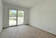 Erstbezug! Schöne Dreizimmerwohnung mit Garten