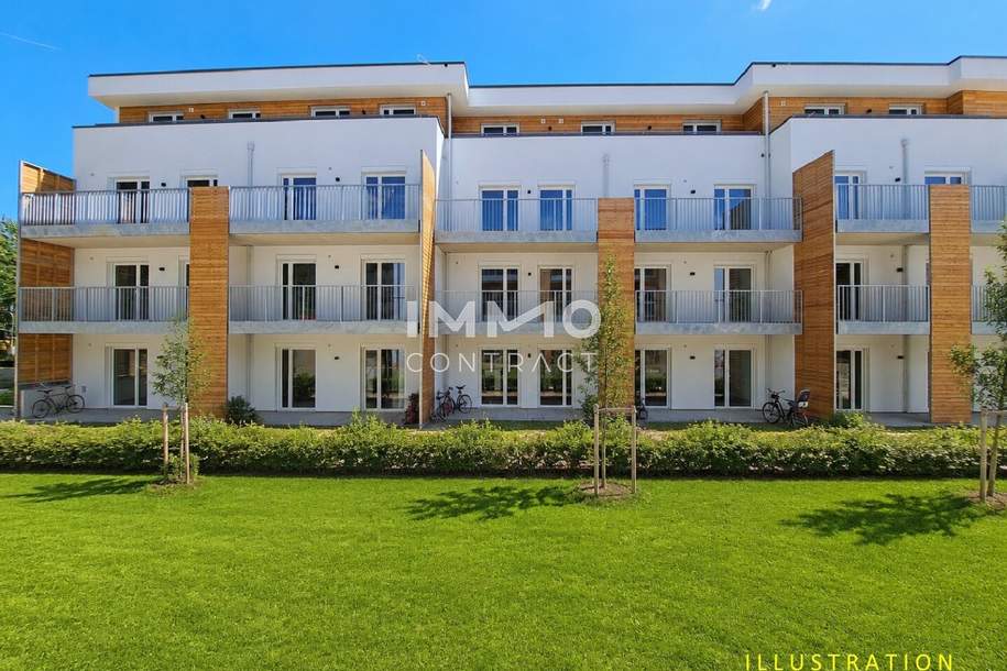 Studio mit Eigengarten und Terrasse zum Wohlfühlen! Erstbezug Sommer 2026 | Miete, Wohnung-miete, 525,56,€, 8230 Hartberg-Fürstenfeld
