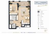 Urbanes Lebensgefühl trifft Donau-Nähe – stilvolle 2-Zimmer-Wohnung mit Loggia, Sauna & Fitness | ZELLMANN IMMOBILIEN