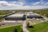 Neubau-Logistikhalle im Norden Wiens an der A22