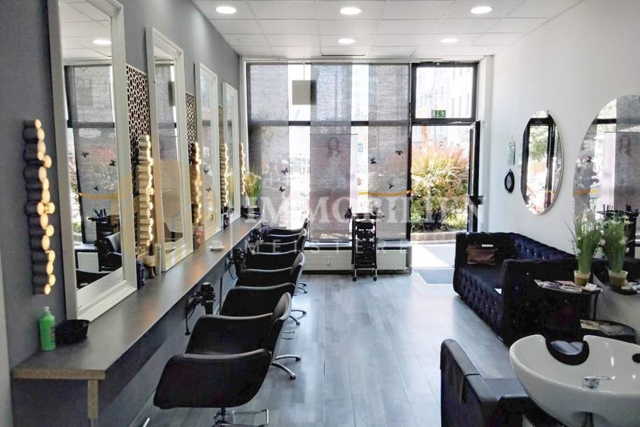 Friseursalon in Spitzenlage - einmalige Übernahmechance!, Gewerbeobjekt-miete, 1.656,51,€, 1100 Wien 10., Favoriten