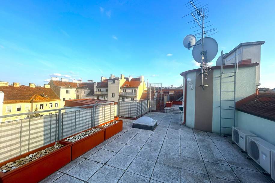 Nähe U4 / U6 I 60m² Dachterrasse I Lift I Klimaanlage I Zweitbezug nach Generalsanierung, Wohnung-miete, 1.966,52,€, 1120 Wien 12., Meidling