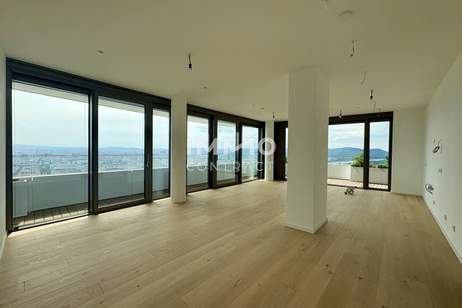 Stephansdom, Donau, Kahlenberg im Blick: Geräumiges Apartment mit Annehmlichkeiten (Gym, Pool, Spa, Lounges, Doorman), Wohnung-miete, 1.353,99,€, 1220 Wien 22., Donaustadt