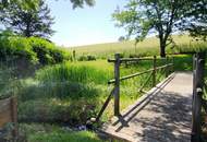 RAUMWUNDER IM WIENERWALD MIT WEITBLICK UND 2 IDYLLISCHEN ZIERTEICHEN