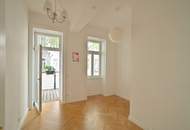 Stilvolle Altbaugartenmaisonette mit Balkon