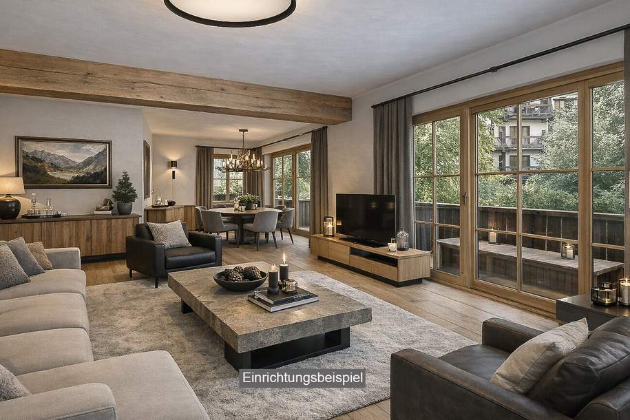 Freizeitwohnsitz in zentraler Top-Grünruhelage, Wohnung-kauf, 1.990.000,€, 6370 Kitzbühel