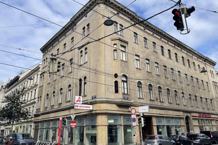 GESCHÄFTSLOKAL + FREQUENZLAGE + WESTBAHNSTRASSE!, Gewerbeobjekt-miete, 5.342,21,€, 1070 Wien 7., Neubau
