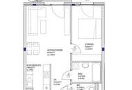 Neubauwohnung mit WEST-Balkon + Deckenkühlung + 1.OG