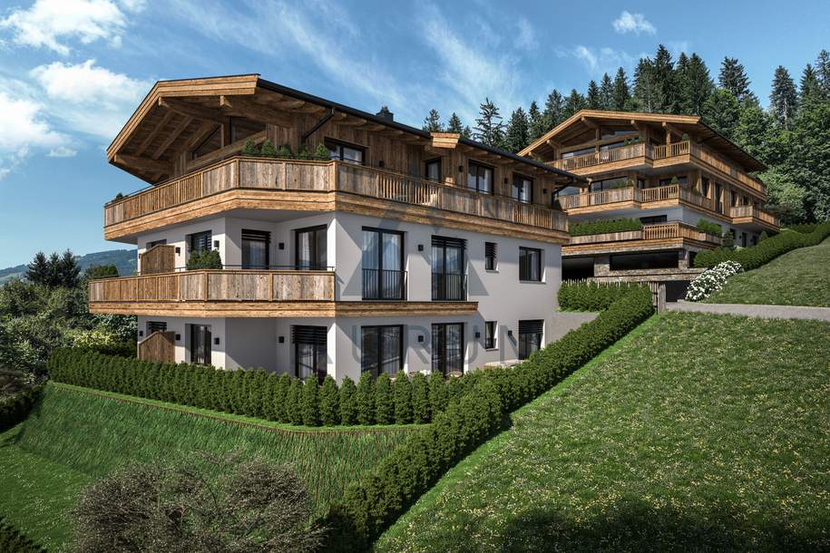 Weinberg Residences: Voll ausgestattete Luxuswohnungen in Toplage, Wohnung-kauf, 1.590.000,€, 6365 Kitzbühel