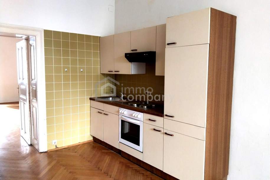 Mietpreis gesenkt!! Charmante Altbauwohnung mit Balkon und typischem Flair, Wohnung-miete, 996,66,€, 8010 Graz(Stadt)