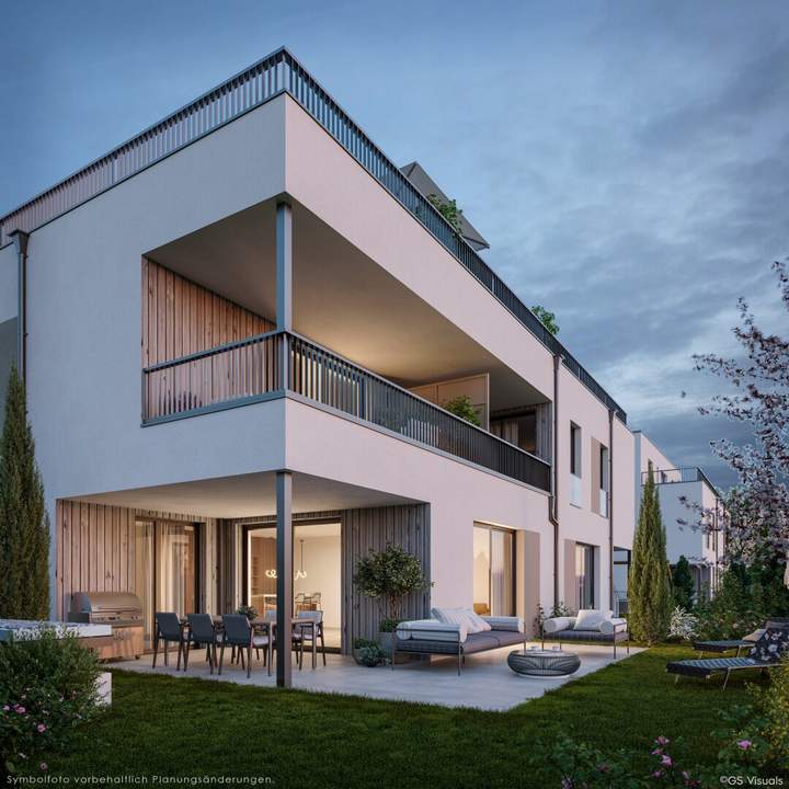 *Privater Seezugang in Velden am Wörthersee* - Neubau 3-Zimmer-Gartenwohnung.