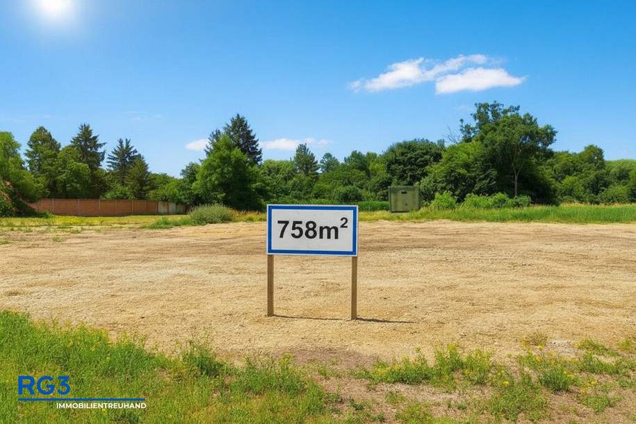 Aufgeschlossenes Baugrundstück für ein Einfamilienhaus # Provisionsfrei, Grund und Boden-kauf, 85.000,€, 2193 Mistelbach