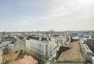 Einzigartige Dachgeschoß-Wohnung mit Dachterrasse im 6. Bezirk