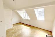 Im Herzen des 1. Wiener Gemeindebezirks - 3-Zimmer-Dachgeschosswohnung mit Klimaanlage und Balkon!