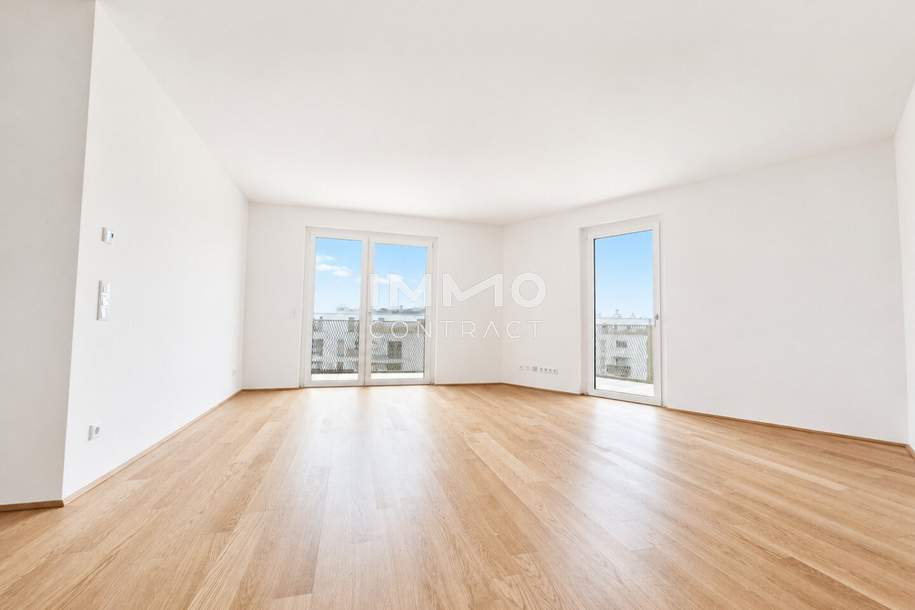 Großer Balkon. Guter Preis. Grünes Wohnen. 3-Zimmer-Neubau in 1210 Wien, Wohnung-kauf, 259.000,€, 1210 Wien 21., Floridsdorf