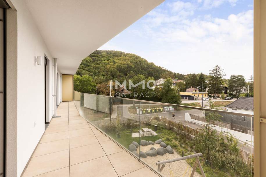 Ruhe, Grün, Wasser: 2 Zimmer-Wohnung inkl. Concierge, Fitness, Spa-Bereich, Badesteg, Wohnung-kauf, 490.000,€, 1190 Wien 19., Döbling