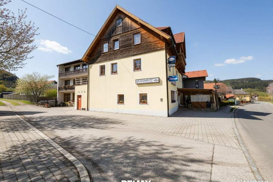 Etablierter GASTHOF! Beherbergungsmöglichkeit! Umnutzung zu Wohn- oder Mischkonzept! Vielseitige Nutzungmöglichkeiten!, Gewerbeobjekt-kauf, 433.000,€, 2880 Neunkirchen