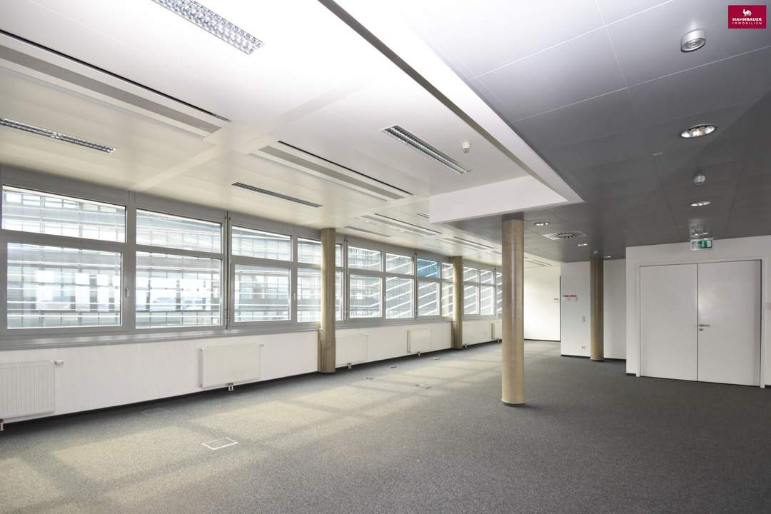 Moderne individuell gestaltbare Bürofläche 907 m2 in 1030 Wien