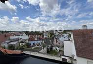 Einfamilienhaus mit Blick über die Dächer von Mistelbach