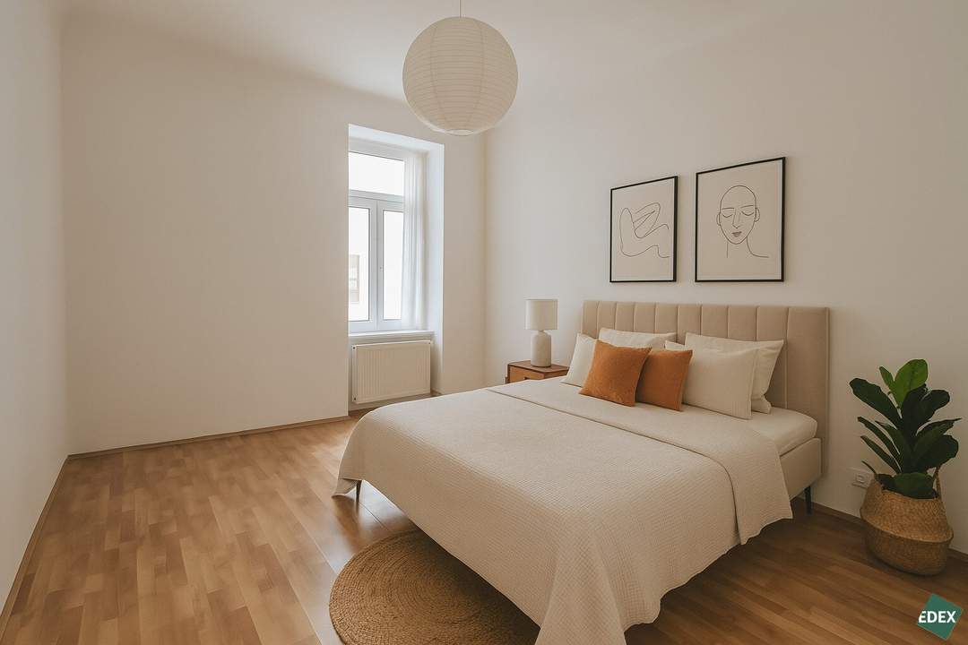 Top Anbindung: Schöne Drei-Zimmer-Wohnung nahe U3, Donaukanal &amp; Bus 77A