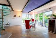 Stilvolles Wohnen im Grünen – Maisonette mit Aussicht & Biotop in Toplage