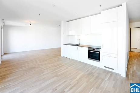 Sonnwendviertel: 1-Zimmer-Wohnung mit Balkon im 18. OG – Fitnessraum, Co-Working &amp; Rooftop-Terrasse inklusive!, Wohnung-miete, 1.250,00,€, 1100 Wien 10., Favoriten