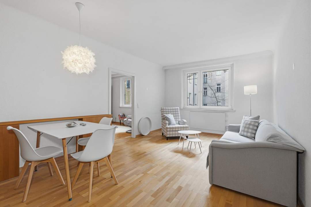 "Helle 2-Zimmer Wohnung, 67 m² – Toplage Nähe Naschmarkt"