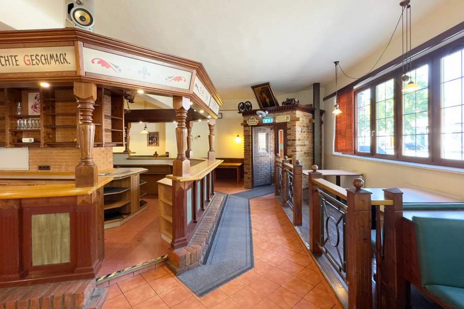 Traditionsreicher Gastronomiebetrieb mit Gästezimmern, Wohnung und verpachteter Trafik, Gewerbeobjekt-kauf, 499.000,€, 2263 Gänserndorf