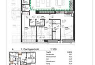 | MODERNE FAMILIENWOHNUNG IM DACHGESCHOSS | EXKLUSIVE ZENTRUMSLAGE | STADTPARK | RUHIGE HOFSEITIGE 12 m2 TERRASSE |