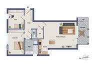 Zu Fuß ins LKH, 3-Zimmer-Wohnung mit Garten und TG-Abstellplatz!