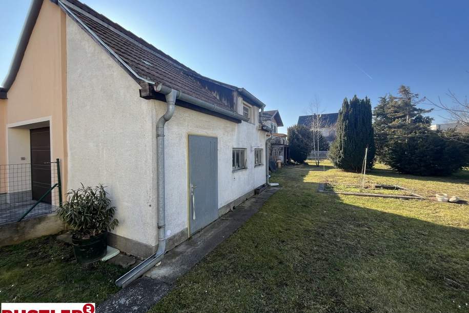 Grüne Oase in Gerasdorf - Grundstück mit Altbestand & Entwicklungspotential, Haus-kauf, 380.000,€, 2201 Korneuburg