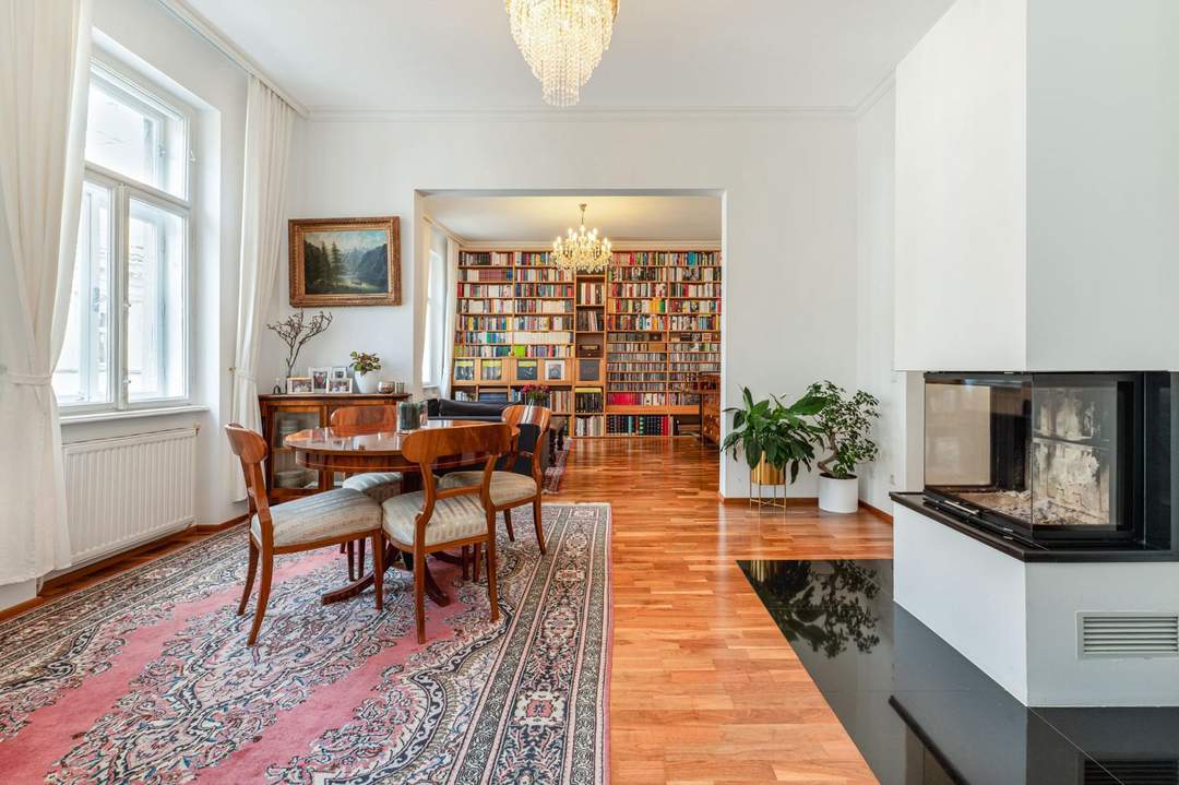 Sanierter Altbau | 3 - 4 Zi | Offener Kamin | Grenze 18. Bezirk