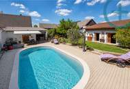 Natur, viel Platz &amp; Privatsphäre: Einfamilienhaus mit Swimmingpool!