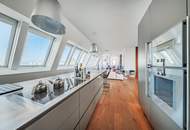 Exklusive Dachgeschoßwohnung mit Blick über Wien!