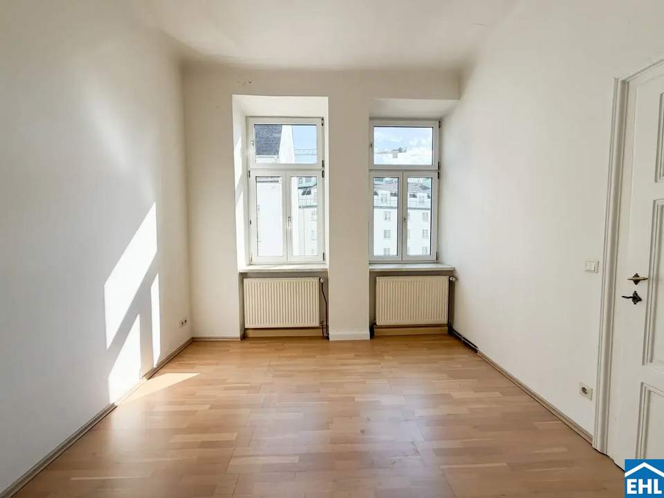 Nähe Naschmarkt: 2 Zimmerwohnung in historischem Altbau