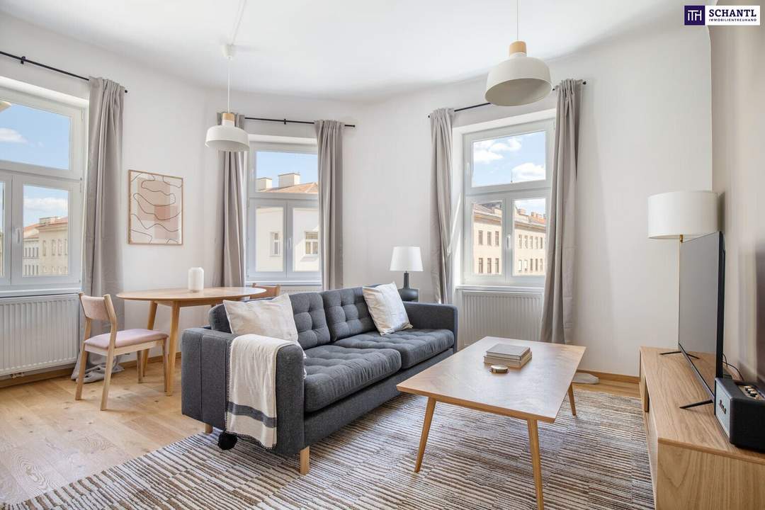 ++ Gepflegte Altbauwohnung in zentraler Lage ++ 2023 komplett saniert + Sonniges Eckwohnzimmer + U-Bahn-Nähe