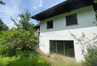 Charmantes unterkellertes Haus mit Entwicklungspotenzial in Weidlingbach mit großem Garten und Waldblick
