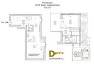 Stilvolle 2-Zimmer Dachgeschosswohnung mit Terrasse nahe Mariahilfer Straße (inkl. Heizkosten)