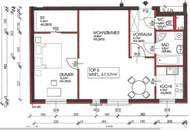 ab 1.7.: moderne 2-Zimmer Neubauwohnung in ruhiger Lage Währings (Staudgasse)!