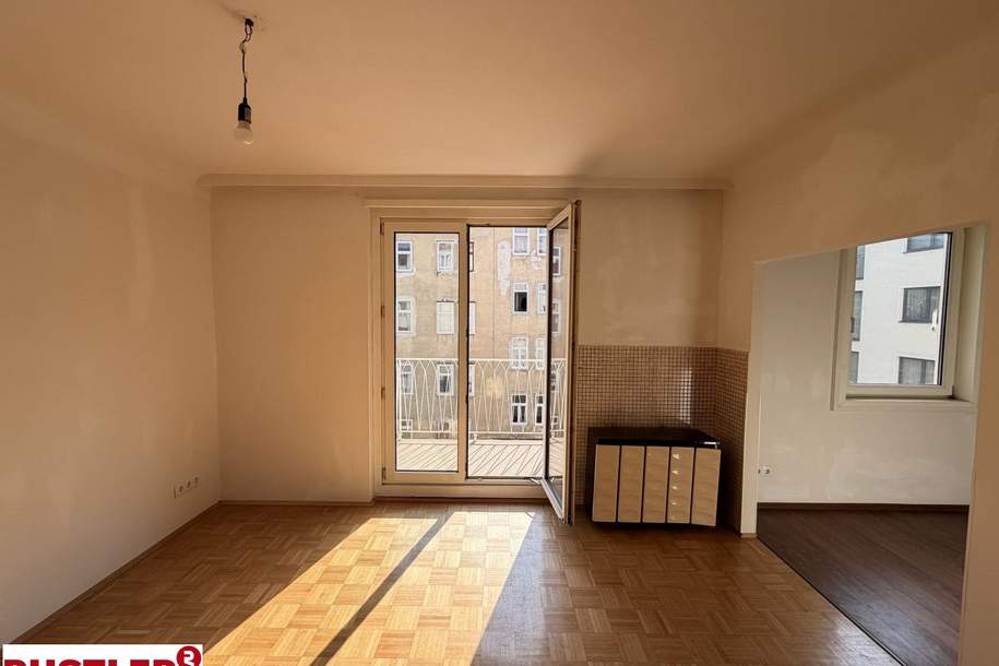 Sanierungsbedürftige 2 Zimmerwohnung mit hofseitigen Balkon - Gut vermietbar, Wohnung-kauf, 180.000,€, 1100 Wien 10., Favoriten