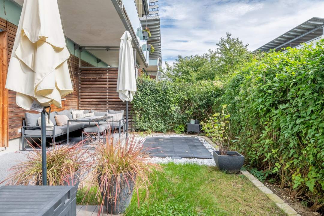 ***Wohnen in Seenähe*** Vermietete Gartenwohnung in der Solar City