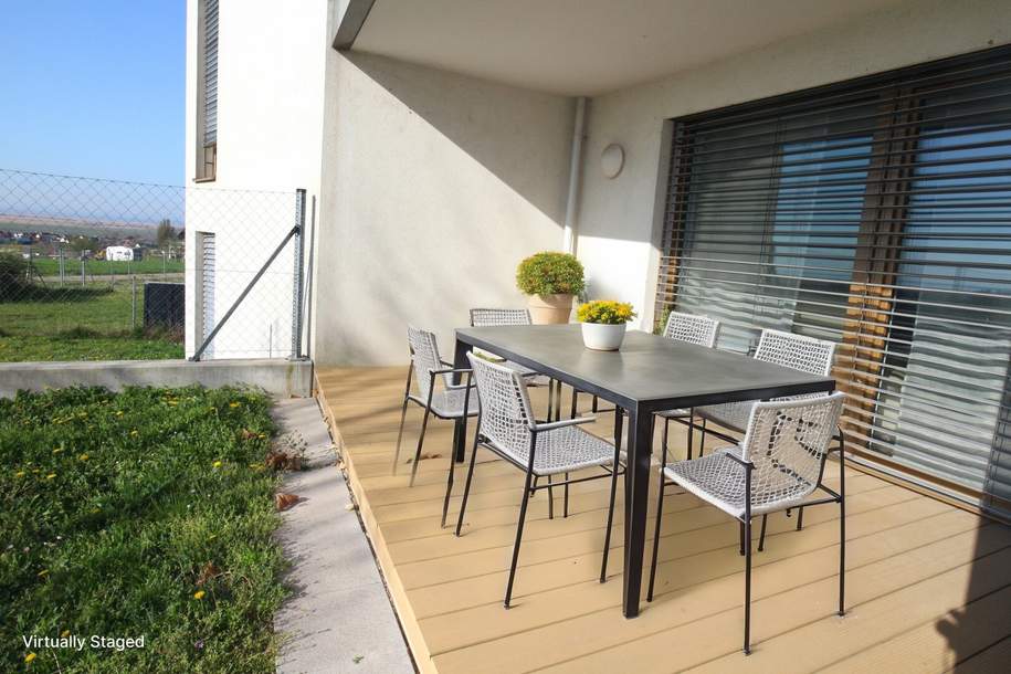 GARDEN MOOD - 3 Zimmer mit Loggia &amp; Garten, Wohnung-miete, 1.283,71,€, 7093 Neusiedl am See